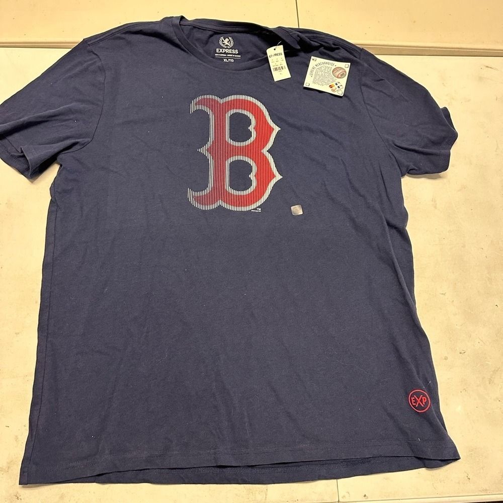 Express Navy Boston Red Sox T shirt NWT
